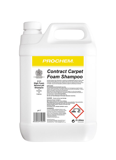 Contract Carpet Foam Shampoo 5.