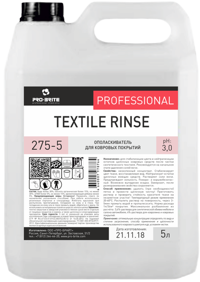 Textile Rinse 5.