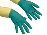Усиленные резиновые перчатки